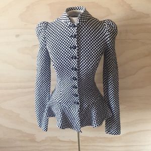 betsey johnson peplum blazer